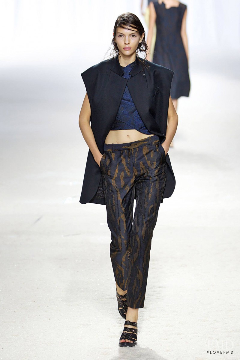 Kate Bogucharskaia featured in  the 3.1 Phillip Lim fashion show for Spring/Summer 2014