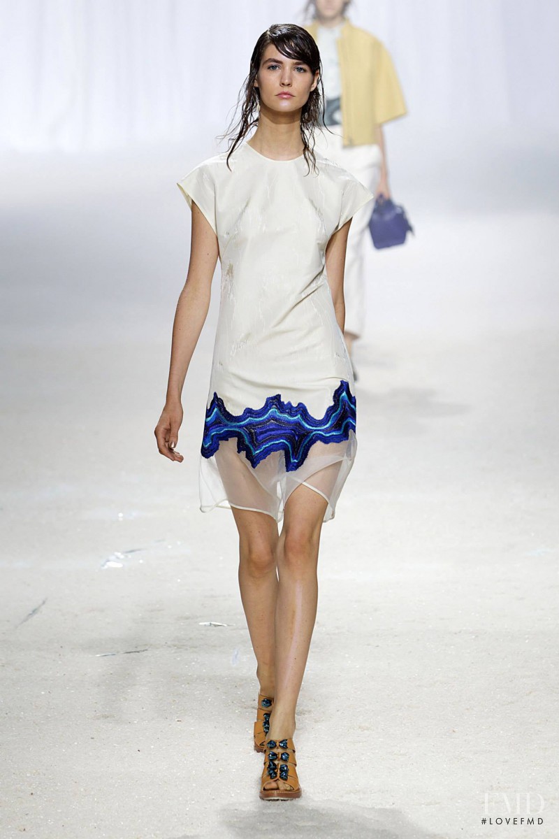 Manon Leloup featured in  the 3.1 Phillip Lim fashion show for Spring/Summer 2014