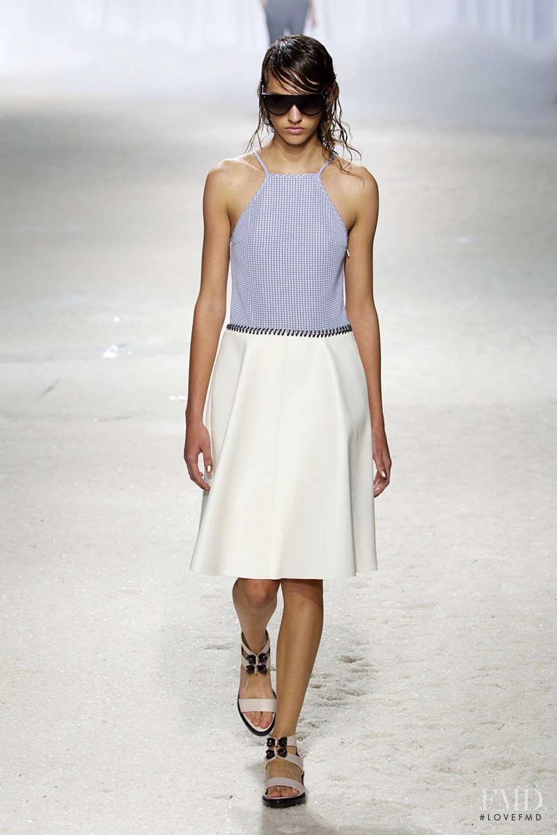 Maggie Jablonski featured in  the 3.1 Phillip Lim fashion show for Spring/Summer 2014
