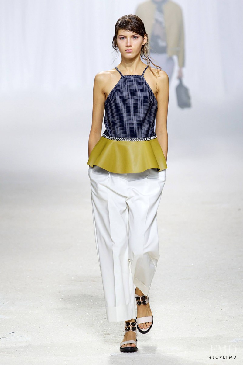 Valery Kaufman featured in  the 3.1 Phillip Lim fashion show for Spring/Summer 2014