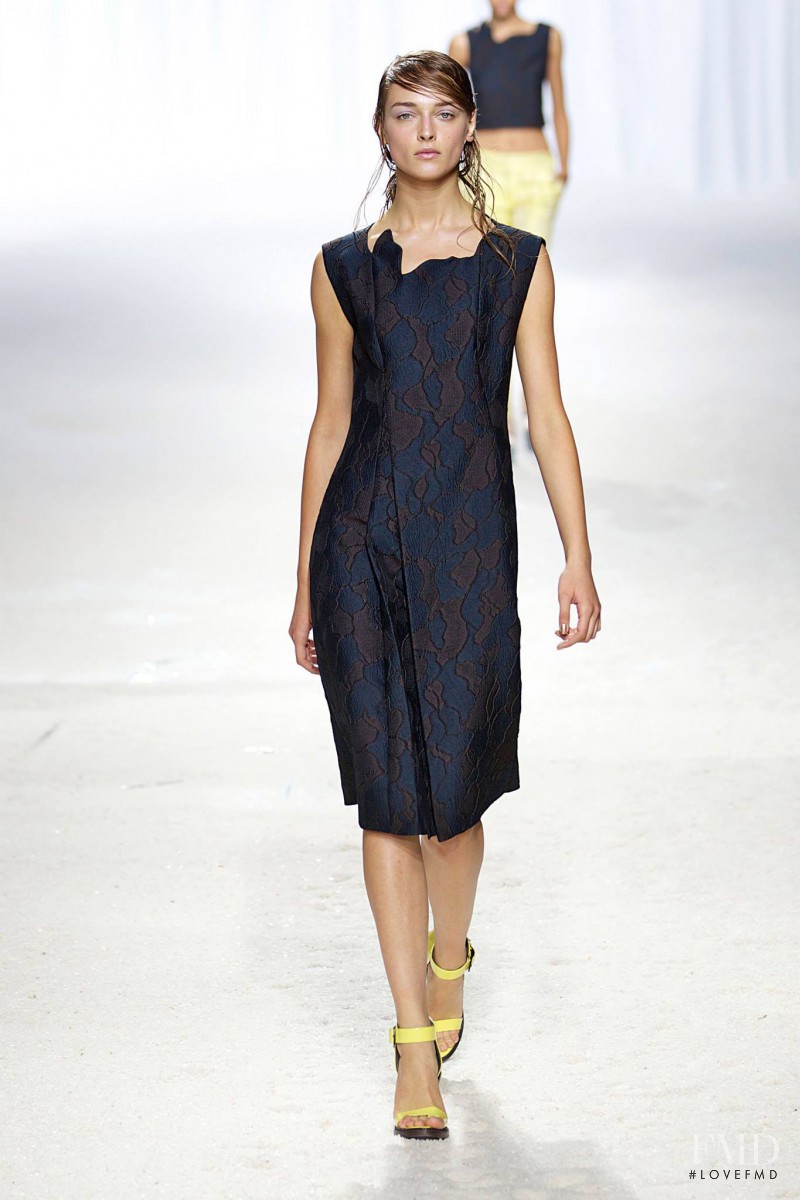 Daga Ziober featured in  the 3.1 Phillip Lim fashion show for Spring/Summer 2014