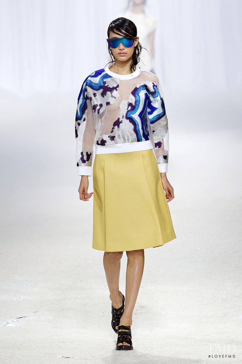 Shu Pei featured in  the 3.1 Phillip Lim fashion show for Spring/Summer 2014