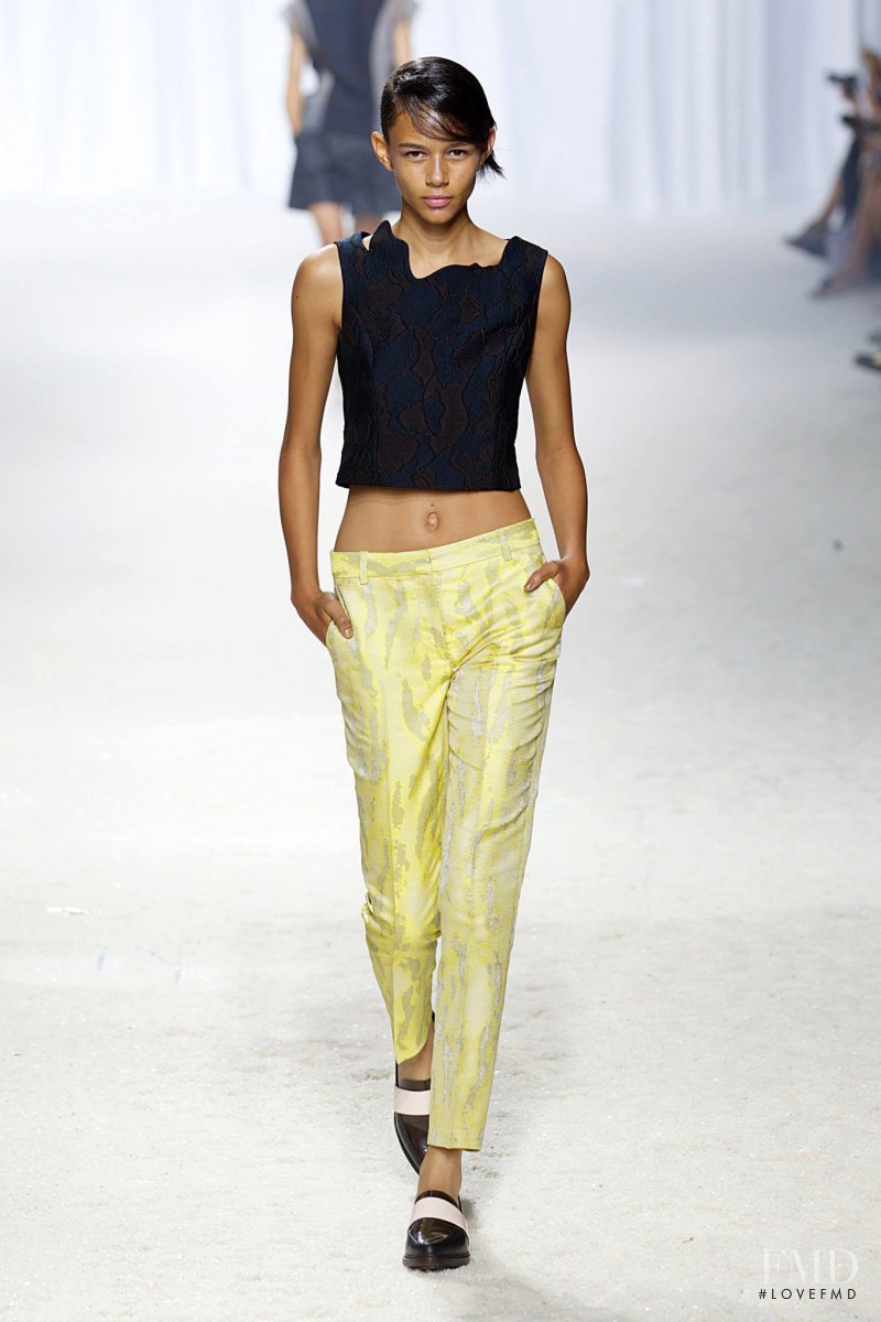 Binx Walton featured in  the 3.1 Phillip Lim fashion show for Spring/Summer 2014