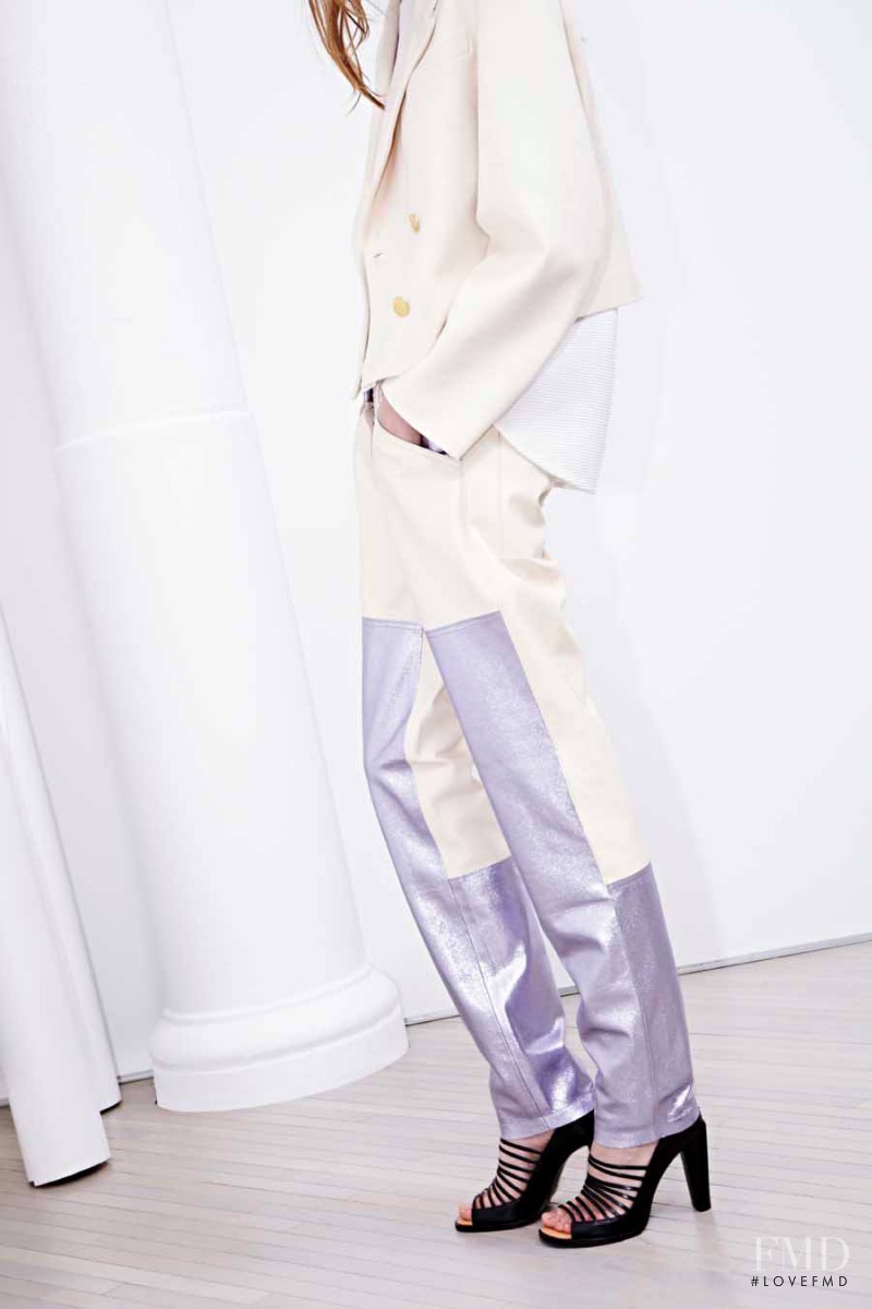 Joanna Tatarka featured in  the 3.1 Phillip Lim fashion show for Resort 2014