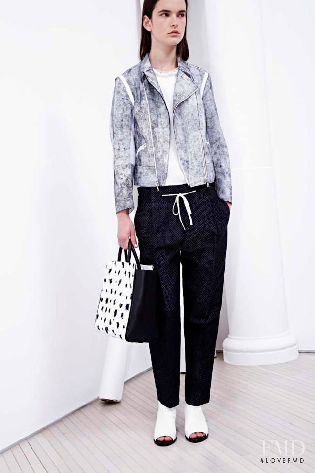 Zoe Colivas featured in  the 3.1 Phillip Lim fashion show for Resort 2014