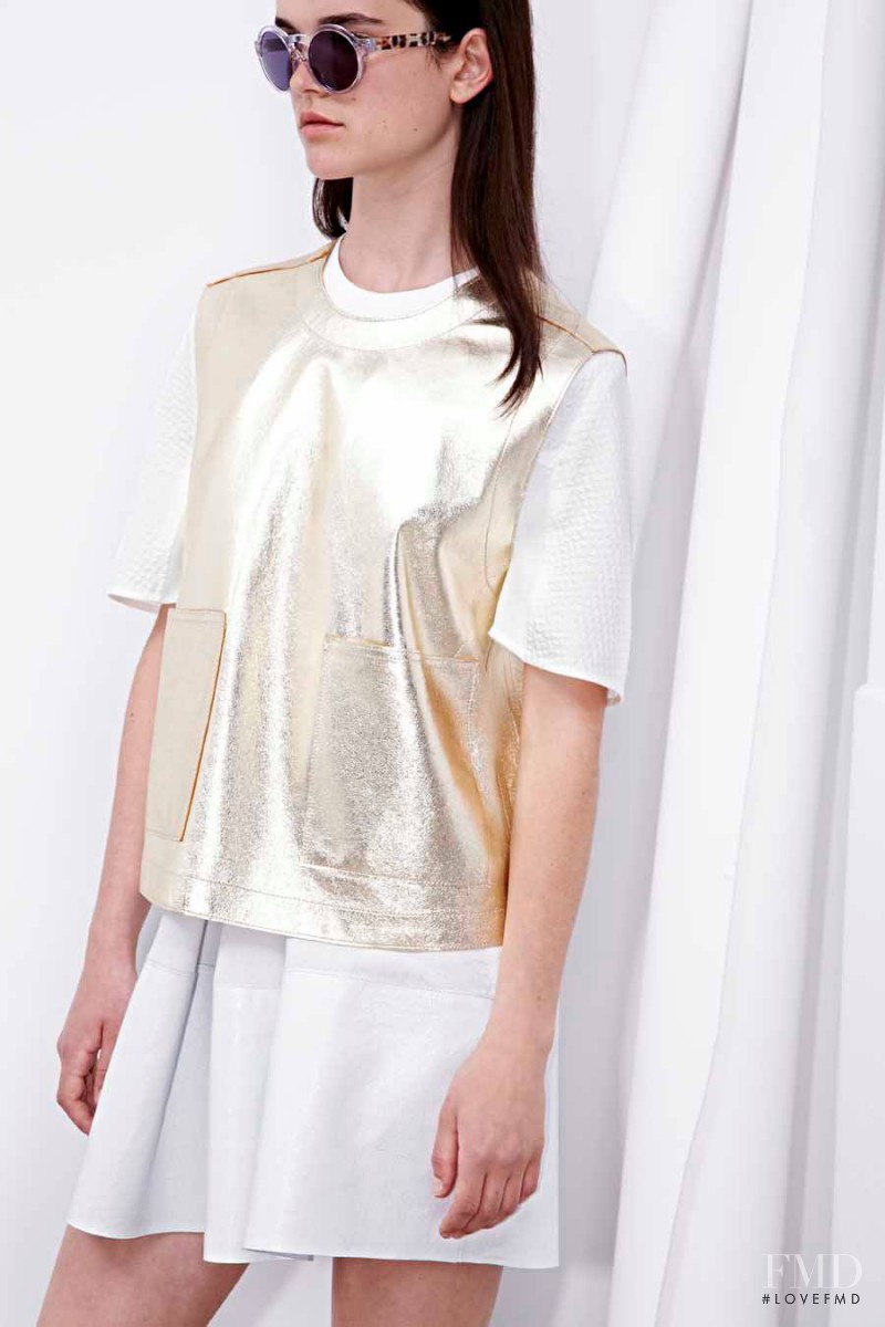 Zoe Colivas featured in  the 3.1 Phillip Lim fashion show for Resort 2014