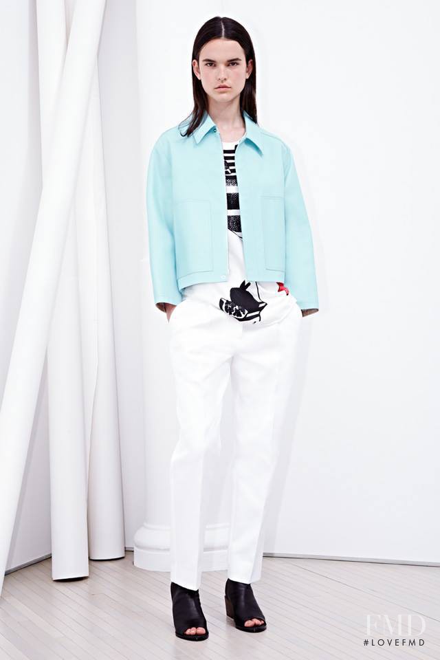 Zoe Colivas featured in  the 3.1 Phillip Lim fashion show for Resort 2014