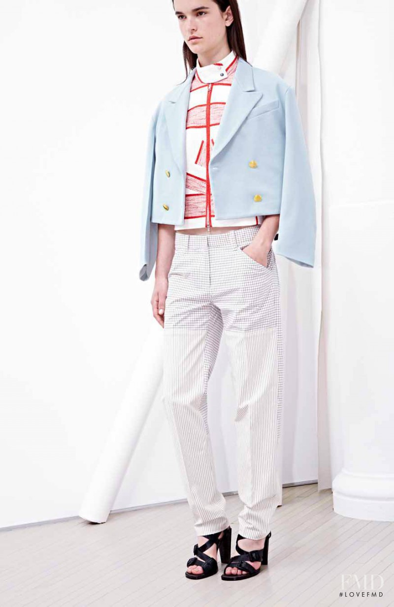 Zoe Colivas featured in  the 3.1 Phillip Lim fashion show for Resort 2014