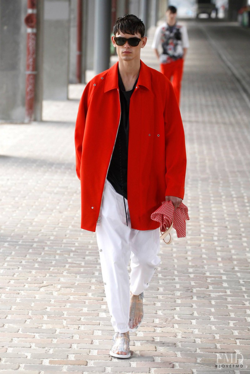 Arthur Gosse featured in  the 3.1 Phillip Lim fashion show for Spring/Summer 2014