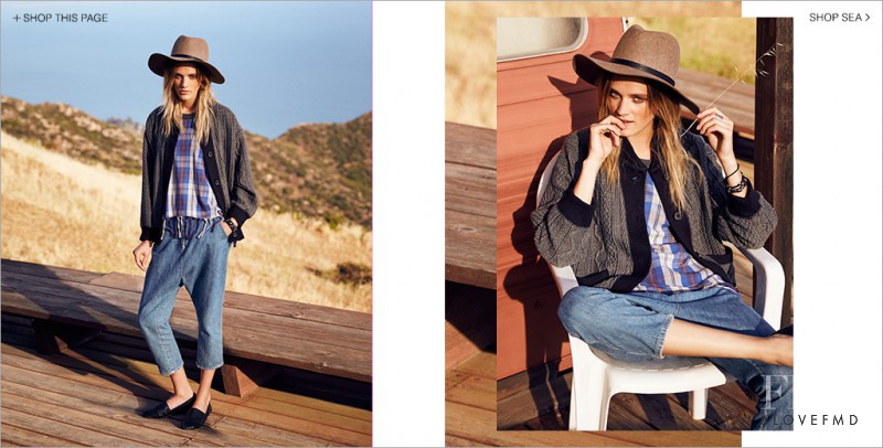 Leila Goldkuhl featured in  the Shopbop Country Strong lookbook for Pre-Fall 2015