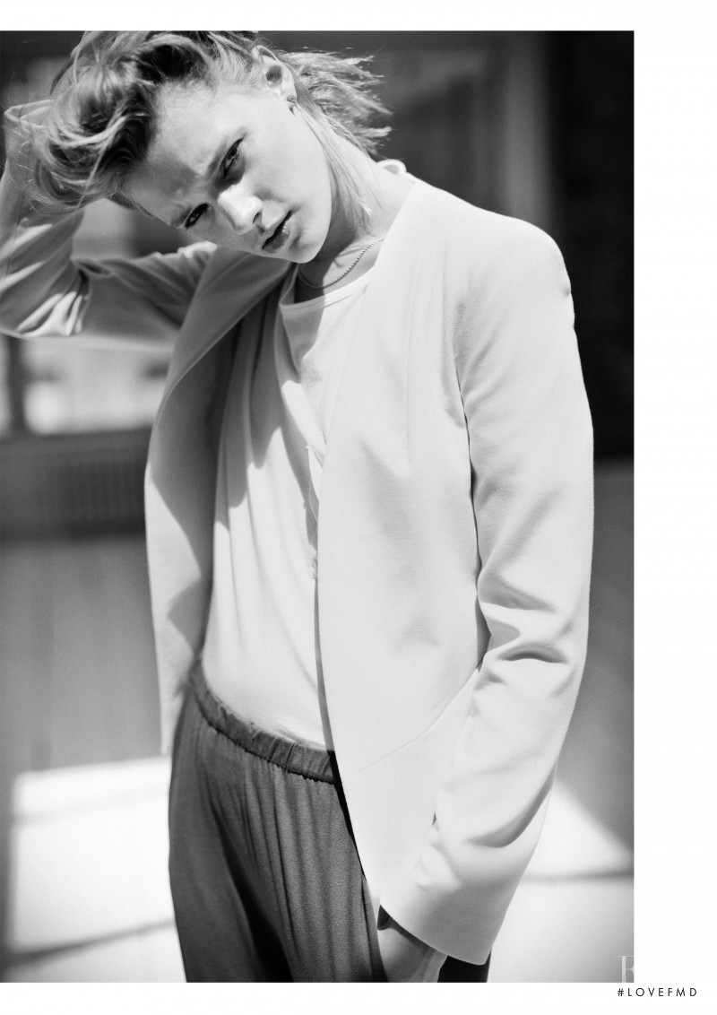 Leila Goldkuhl featured in  the Toggery advertisement for Spring/Summer 2015