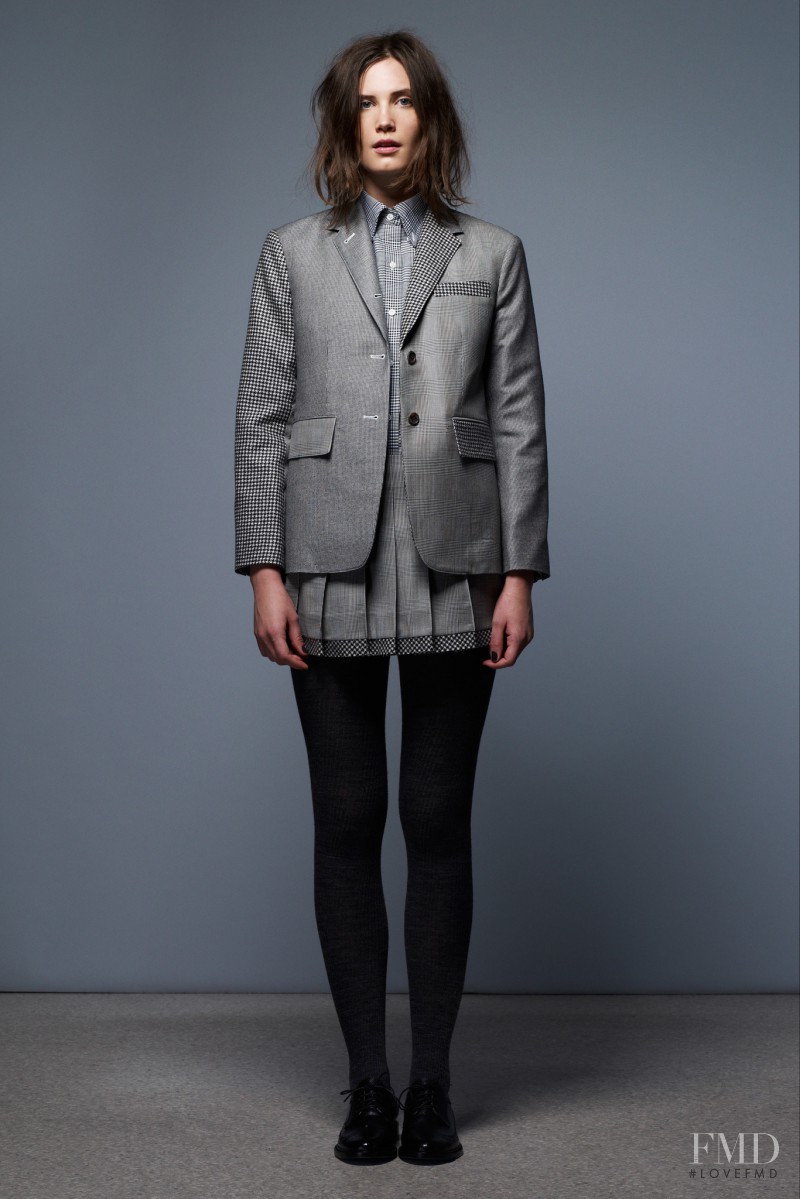 Drake Burnette featured in  the Thom Browne lookbook for Pre-Fall 2013