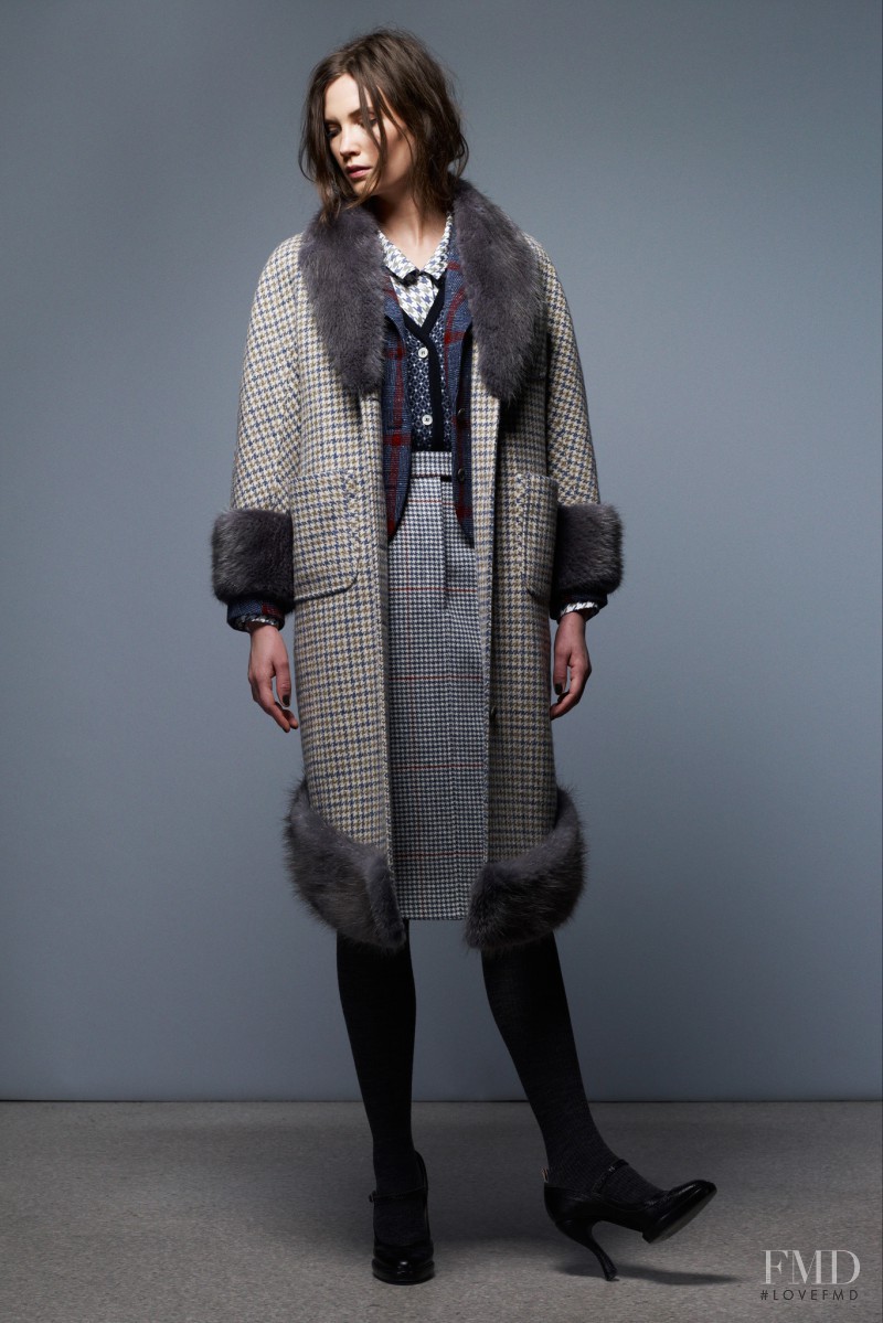 Drake Burnette featured in  the Thom Browne lookbook for Pre-Fall 2013