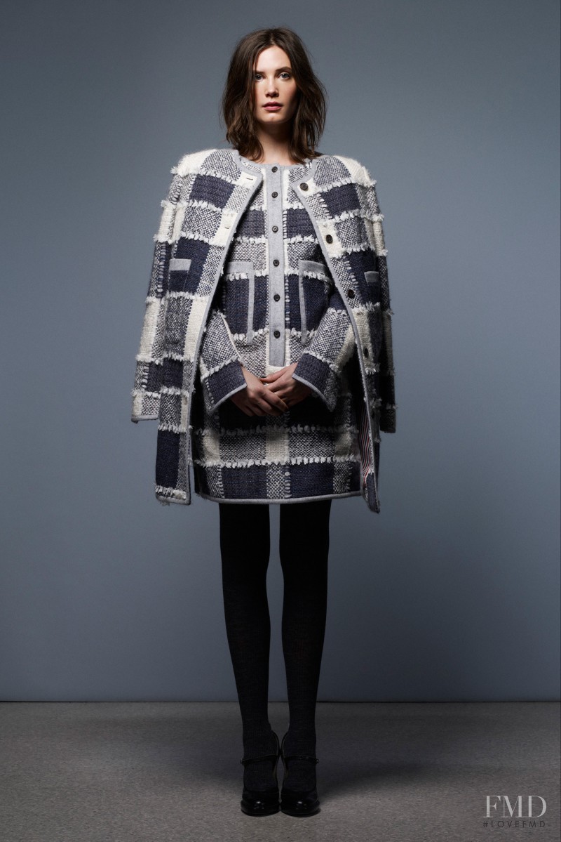 Drake Burnette featured in  the Thom Browne lookbook for Pre-Fall 2013