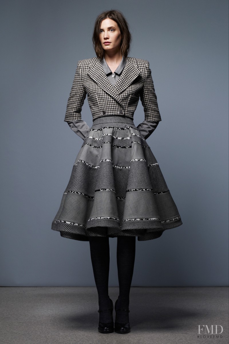 Drake Burnette featured in  the Thom Browne lookbook for Pre-Fall 2013