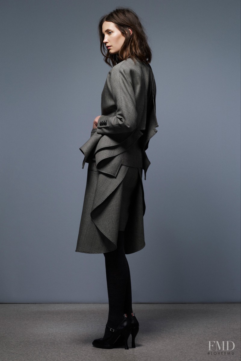 Drake Burnette featured in  the Thom Browne lookbook for Pre-Fall 2013