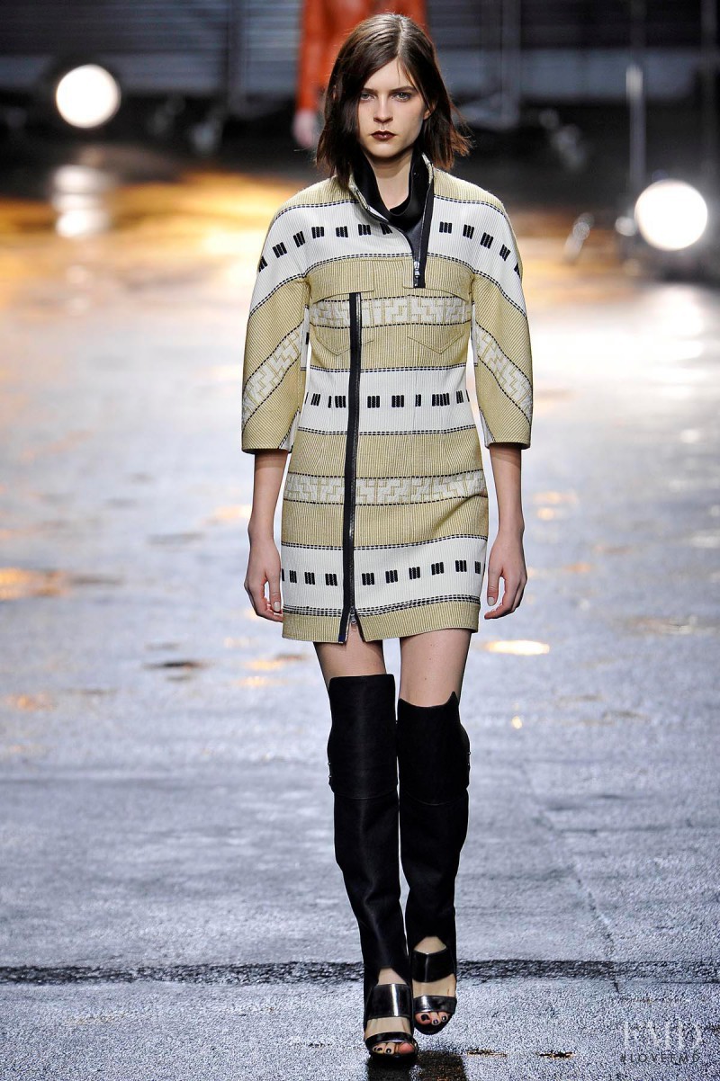 Kel Markey featured in  the 3.1 Phillip Lim fashion show for Autumn/Winter 2013