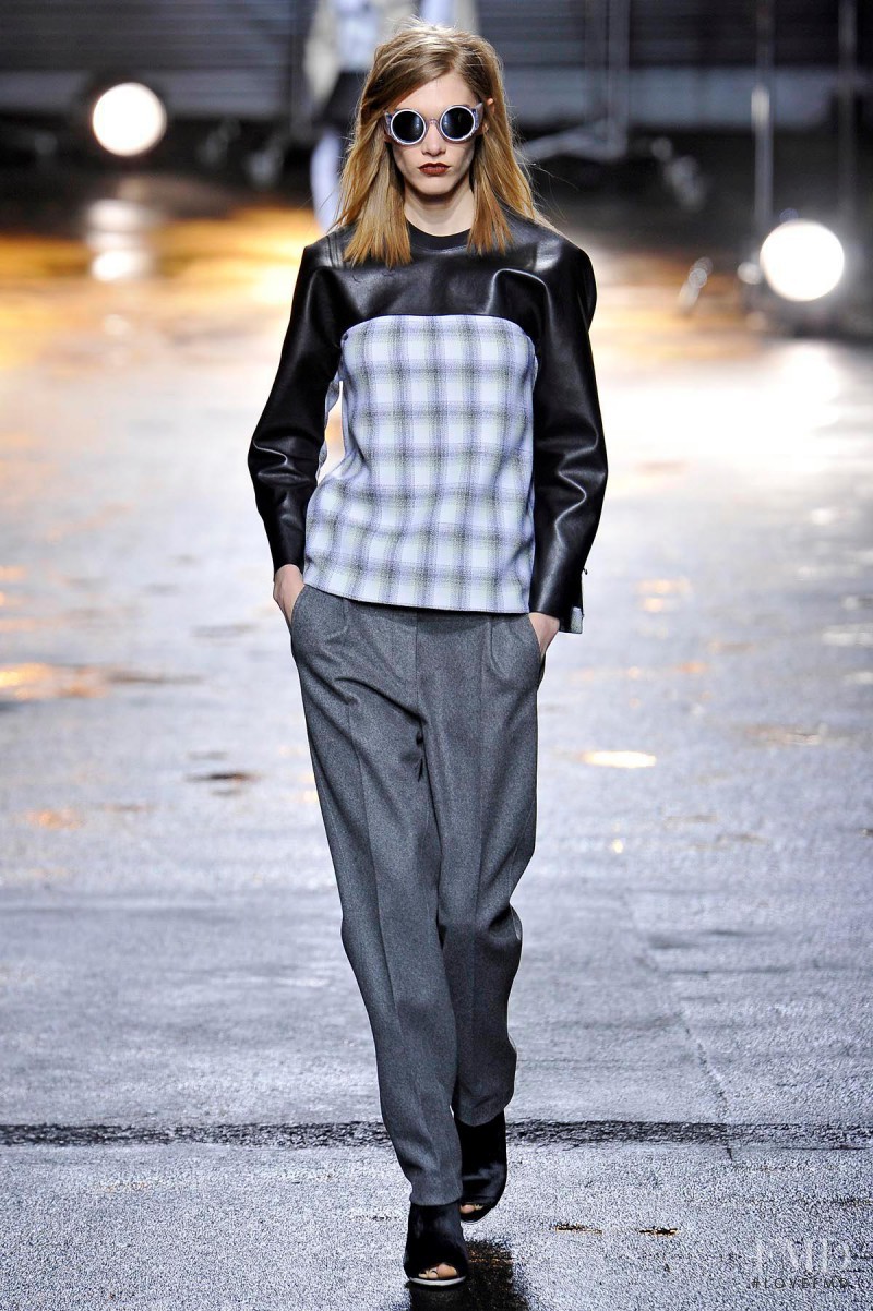Irina Nikolaeva featured in  the 3.1 Phillip Lim fashion show for Autumn/Winter 2013