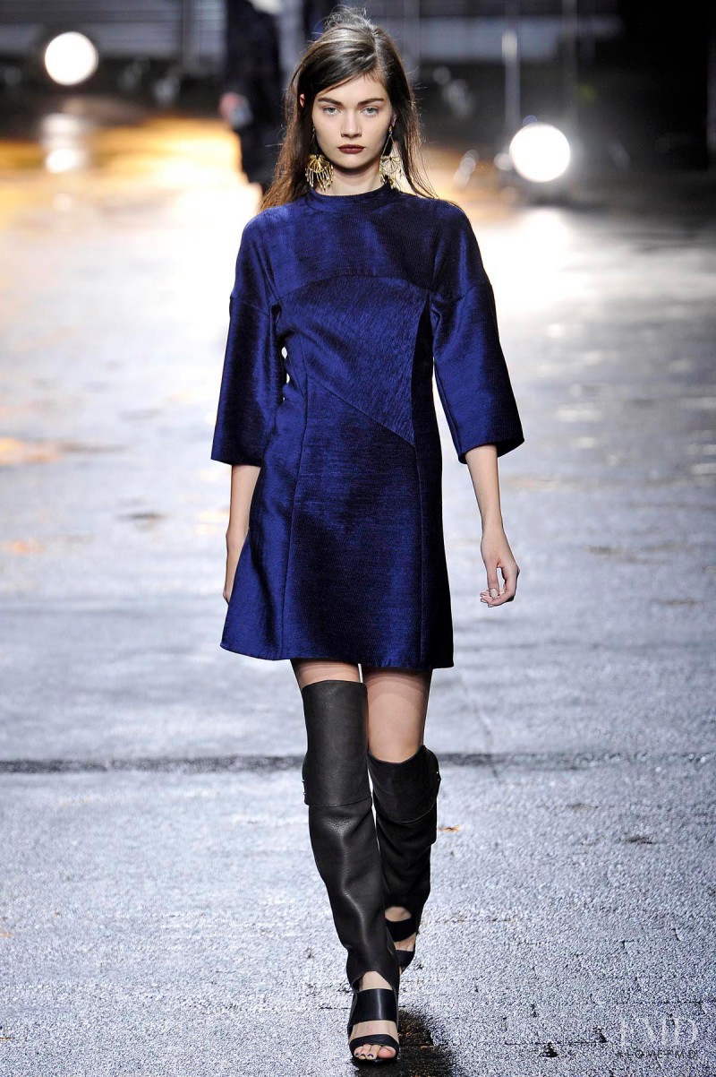 Antonina Vasylchenko featured in  the 3.1 Phillip Lim fashion show for Autumn/Winter 2013