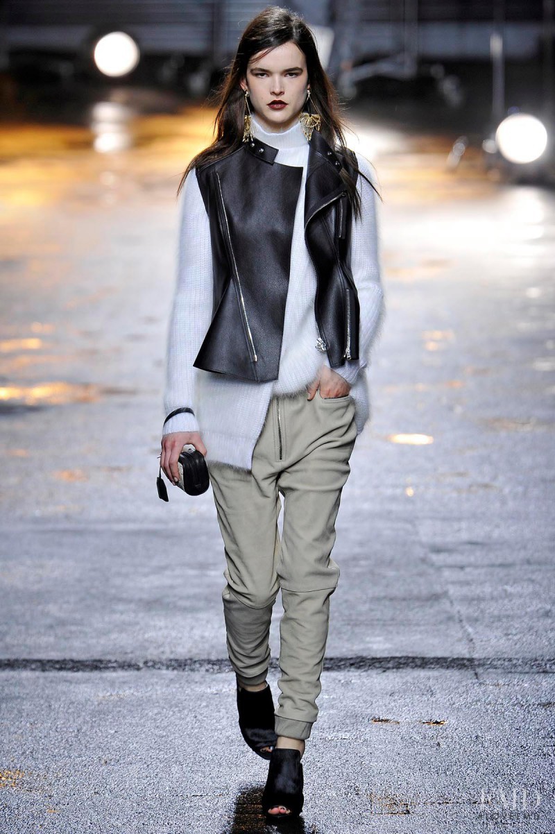 Zoe Colivas featured in  the 3.1 Phillip Lim fashion show for Autumn/Winter 2013