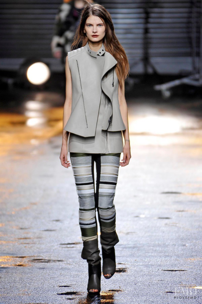 Nikola Romanova featured in  the 3.1 Phillip Lim fashion show for Autumn/Winter 2013