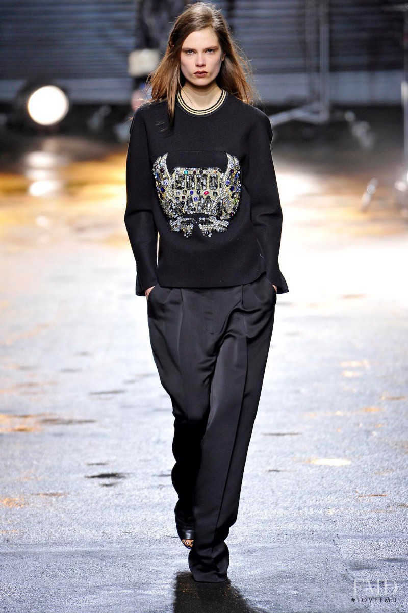 Caroline Brasch Nielsen featured in  the 3.1 Phillip Lim fashion show for Autumn/Winter 2013