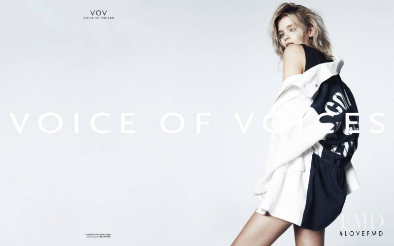 Leila Goldkuhl featured in  the VOV - Voice of Voices advertisement for Spring/Summer 2014