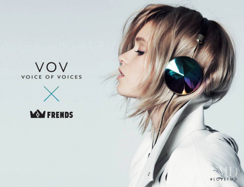 Leila Goldkuhl featured in  the VOV - Voice of Voices advertisement for Spring/Summer 2014