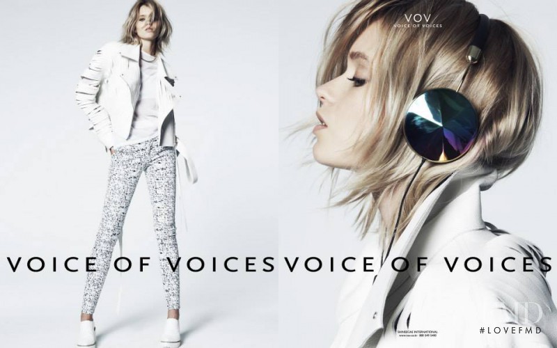 Leila Goldkuhl featured in  the VOV - Voice of Voices advertisement for Spring/Summer 2014