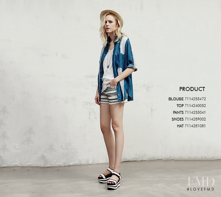 Leila Goldkuhl featured in  the VOV - Voice of Voices lookbook for Spring/Summer 2014