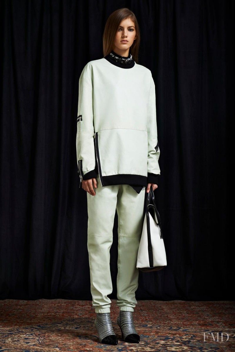 Valery Kaufman featured in  the 3.1 Phillip Lim lookbook for Pre-Fall 2013