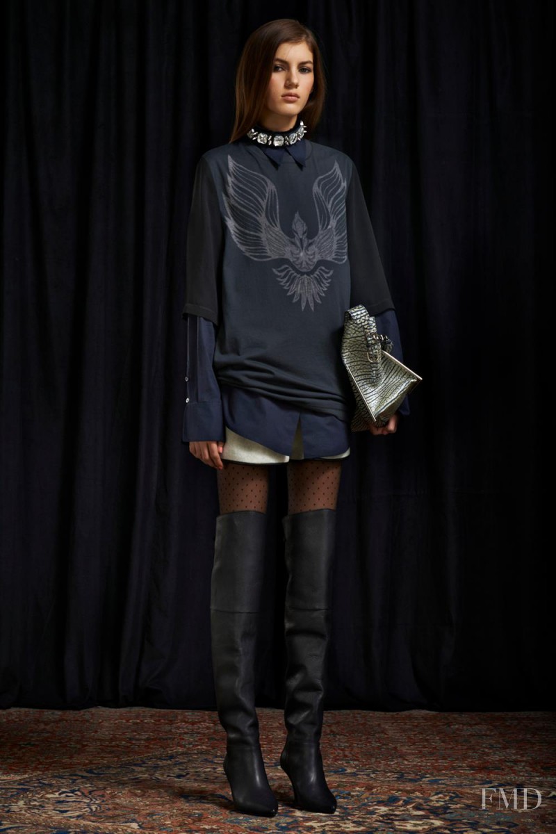 Valery Kaufman featured in  the 3.1 Phillip Lim lookbook for Pre-Fall 2013