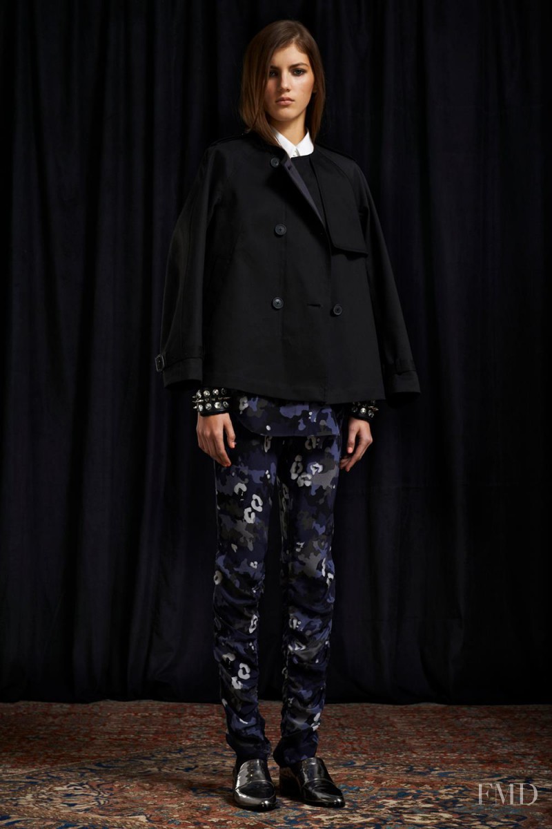 Valery Kaufman featured in  the 3.1 Phillip Lim lookbook for Pre-Fall 2013