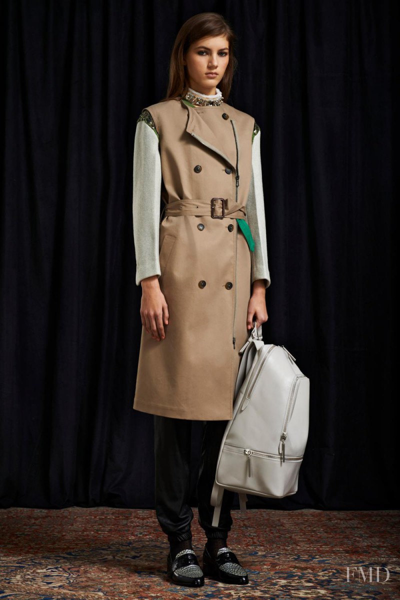 Valery Kaufman featured in  the 3.1 Phillip Lim lookbook for Pre-Fall 2013