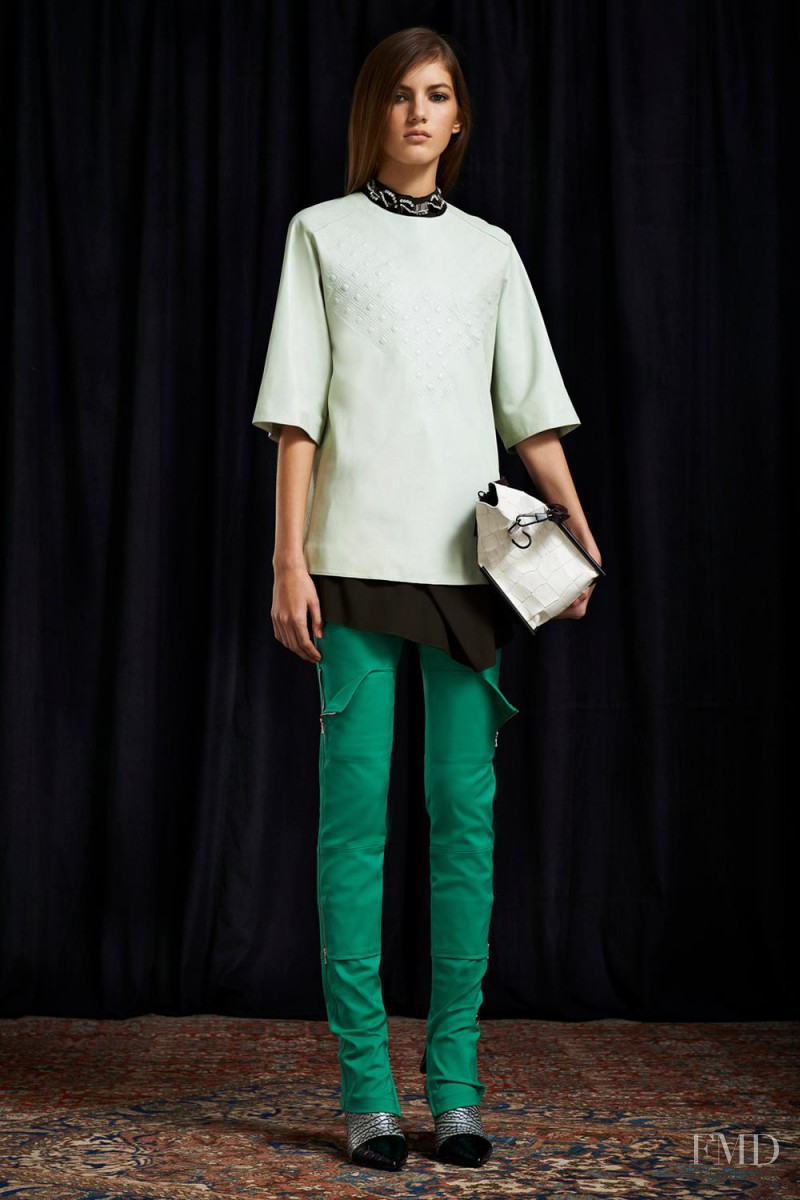 Valery Kaufman featured in  the 3.1 Phillip Lim lookbook for Pre-Fall 2013