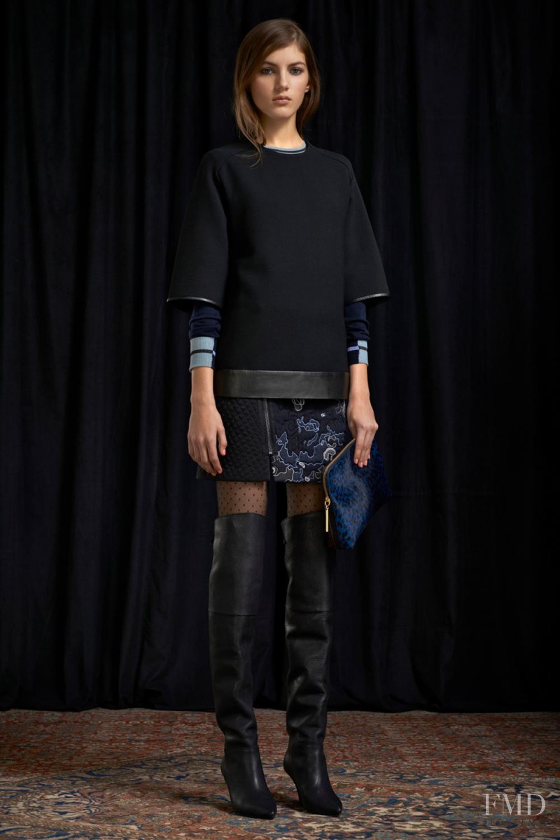 Valery Kaufman featured in  the 3.1 Phillip Lim lookbook for Pre-Fall 2013