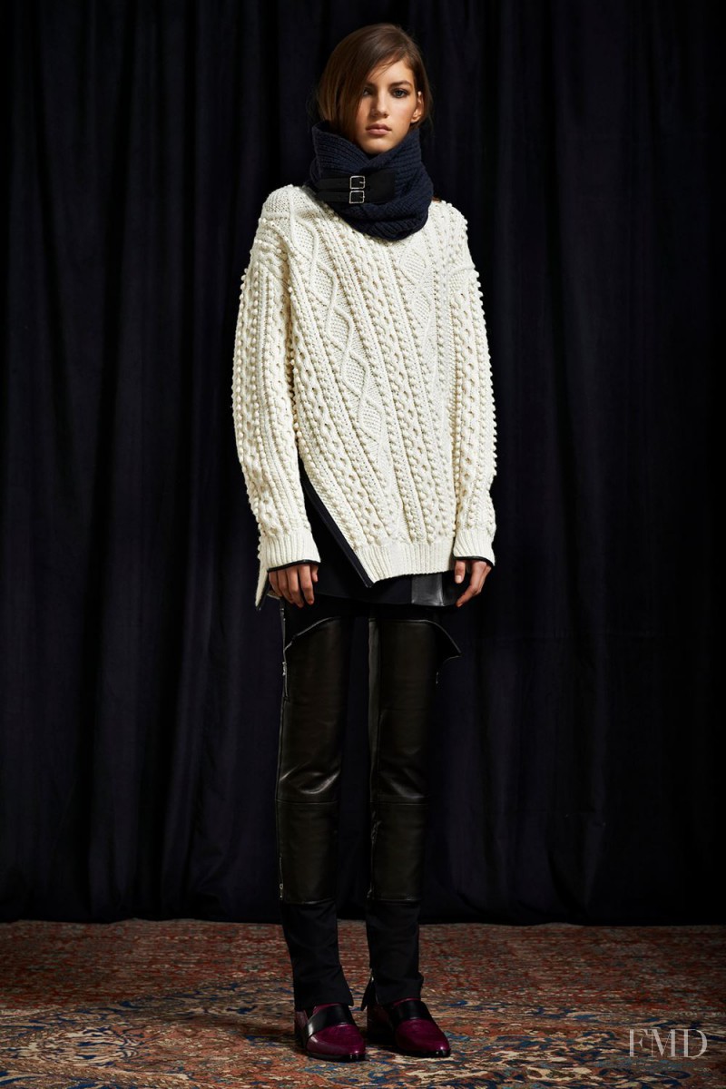 Valery Kaufman featured in  the 3.1 Phillip Lim lookbook for Pre-Fall 2013