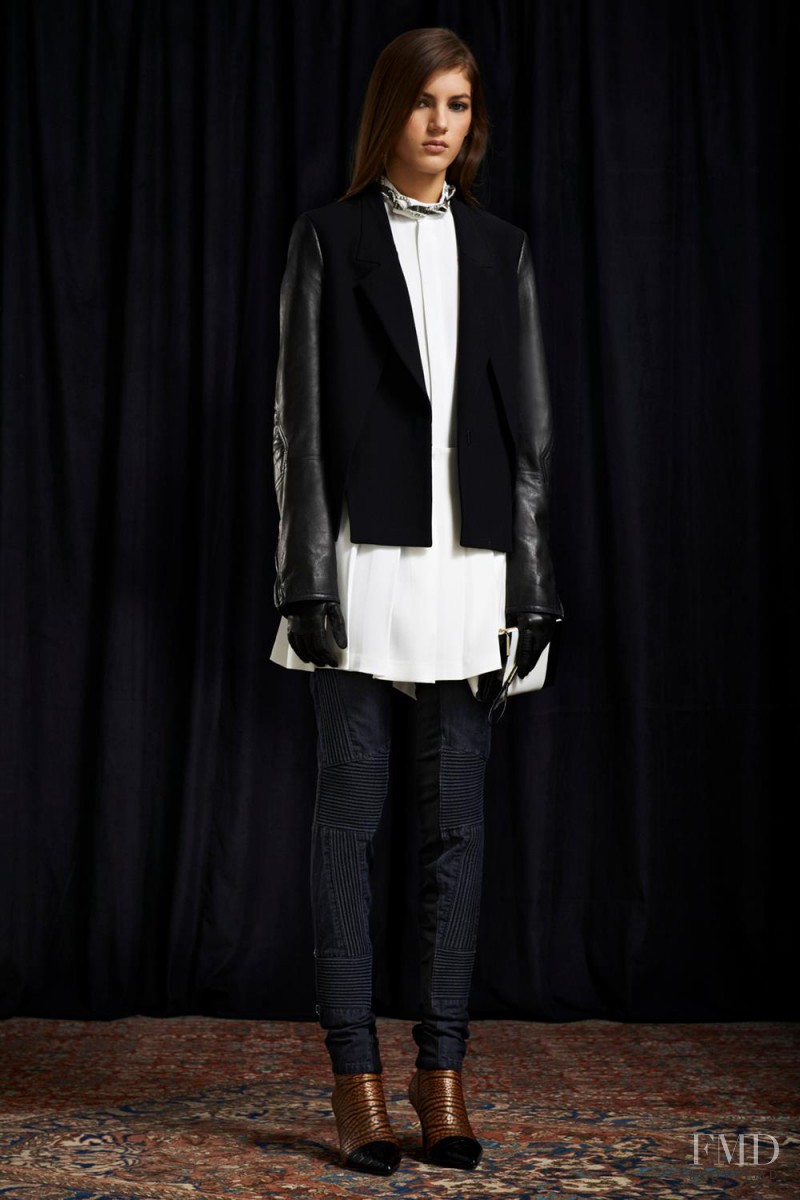Valery Kaufman featured in  the 3.1 Phillip Lim lookbook for Pre-Fall 2013