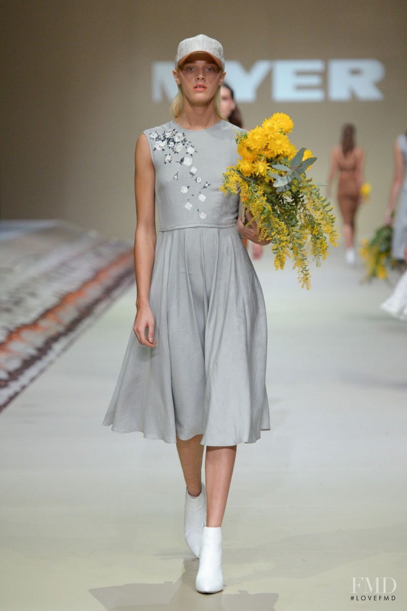 Leila Goldkuhl featured in  the Myer fashion show for Spring/Summer 2014