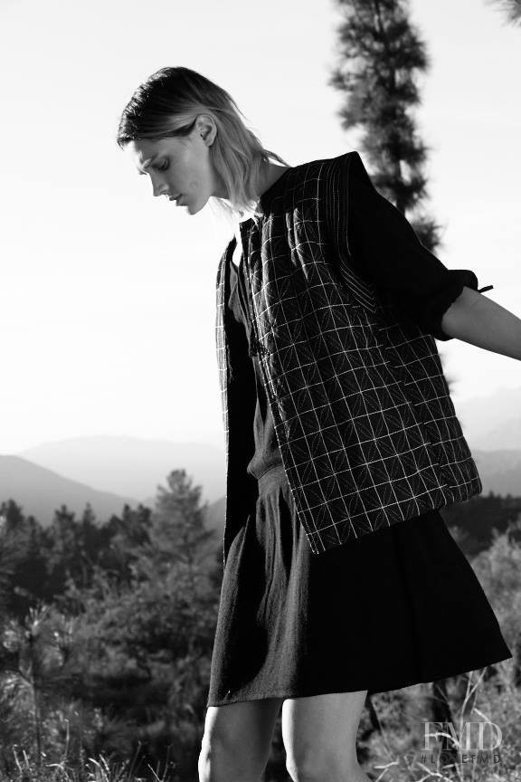 Leila Goldkuhl featured in  the Anaak lookbook for Autumn/Winter 2015