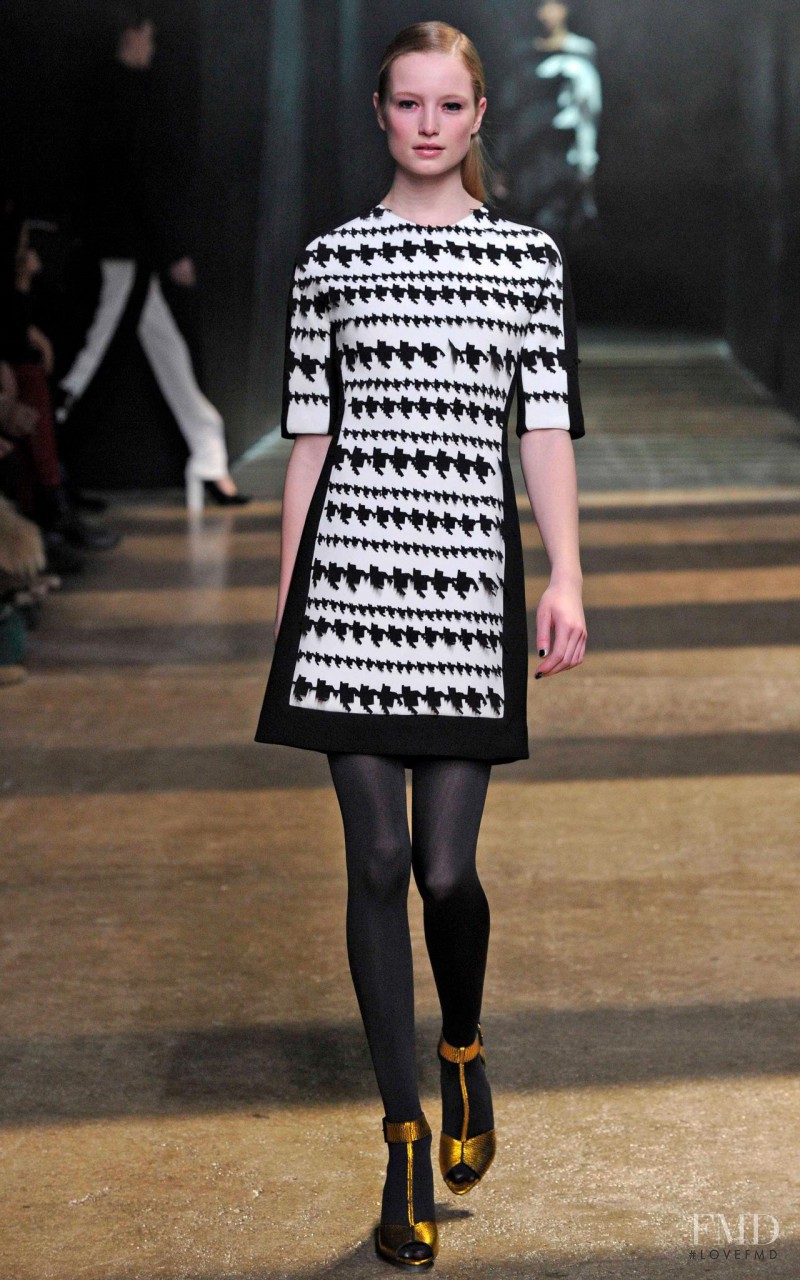 Maud Welzen featured in  the 3.1 Phillip Lim fashion show for Autumn/Winter 2012