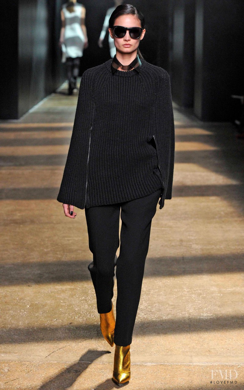 Mackenzie Hamilton featured in  the 3.1 Phillip Lim fashion show for Autumn/Winter 2012