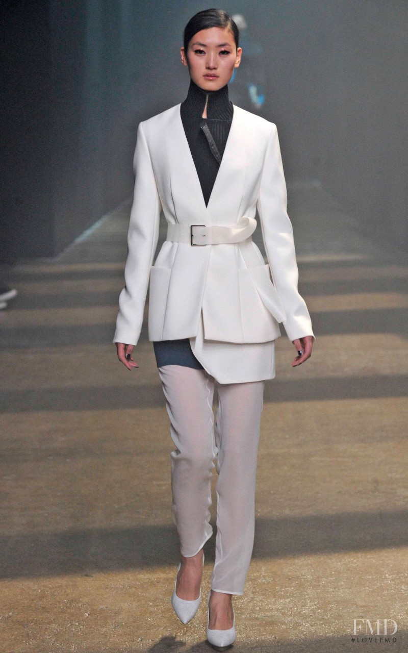 Lina Zhang featured in  the 3.1 Phillip Lim fashion show for Autumn/Winter 2012