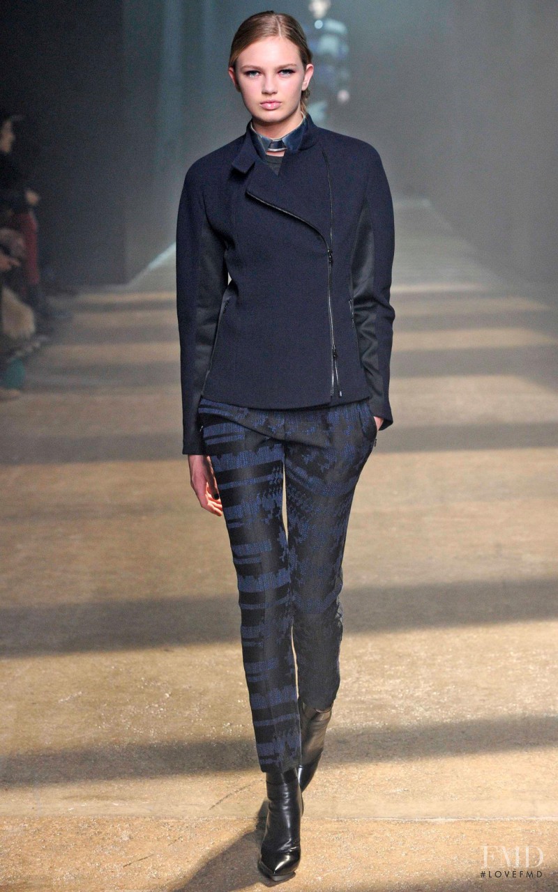 Romee Strijd featured in  the 3.1 Phillip Lim fashion show for Autumn/Winter 2012
