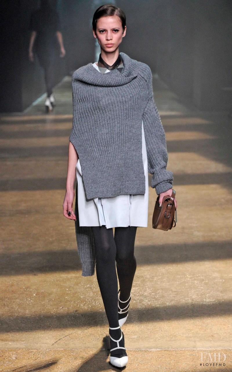 Amanda de Oliveira Queiroz featured in  the 3.1 Phillip Lim fashion show for Autumn/Winter 2012