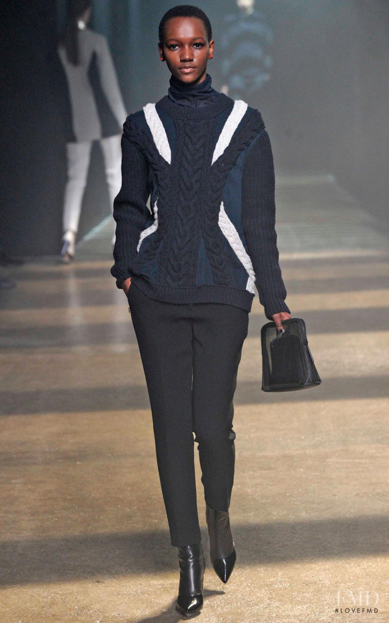 Herieth Paul featured in  the 3.1 Phillip Lim fashion show for Autumn/Winter 2012