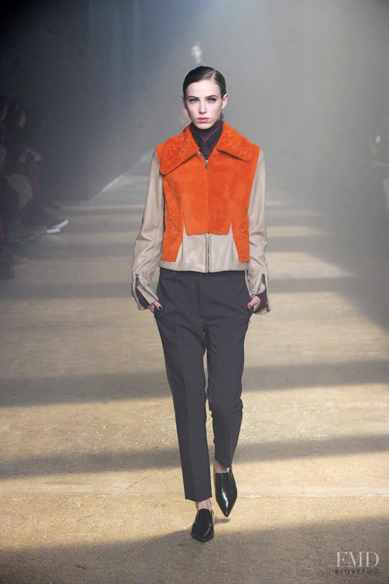 Denija Sarkanbikse featured in  the 3.1 Phillip Lim fashion show for Autumn/Winter 2012