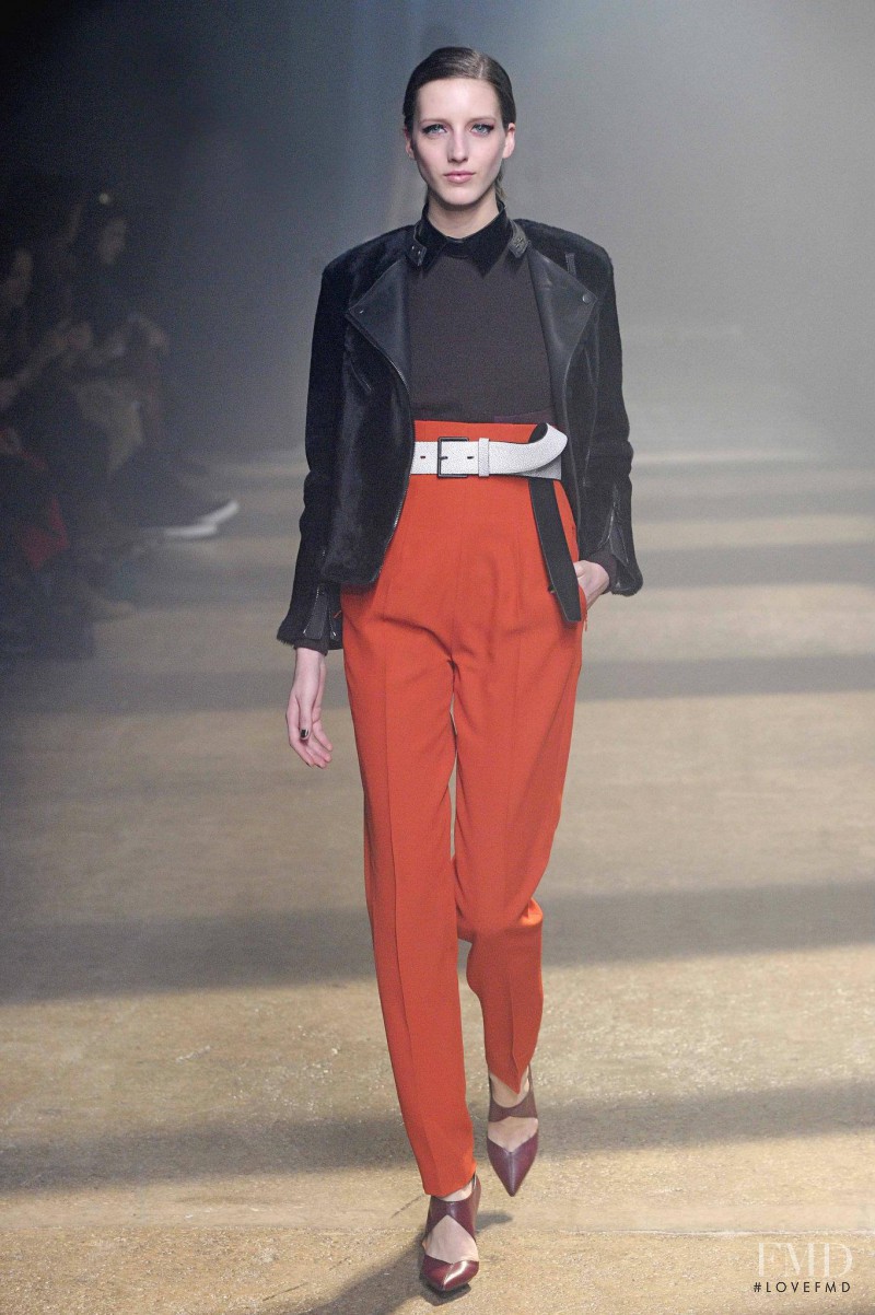 Iris Egbers featured in  the 3.1 Phillip Lim fashion show for Autumn/Winter 2012