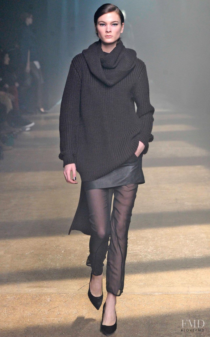 Irina Kulikova featured in  the 3.1 Phillip Lim fashion show for Autumn/Winter 2012