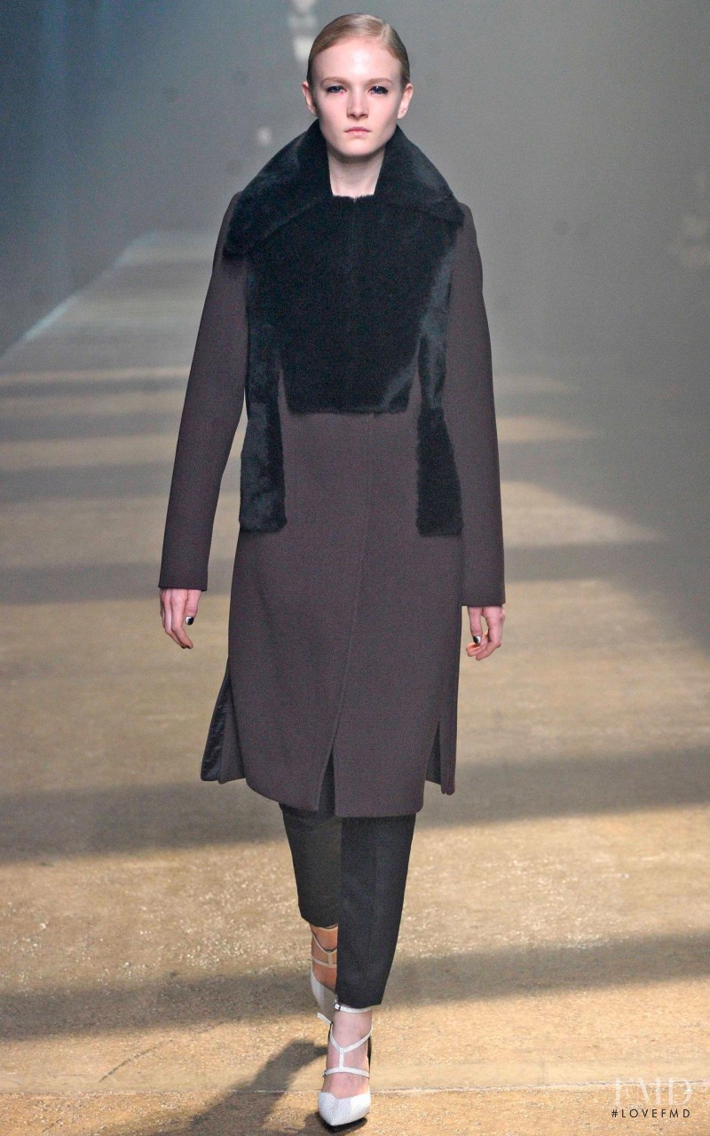 Maja Salamon featured in  the 3.1 Phillip Lim fashion show for Autumn/Winter 2012